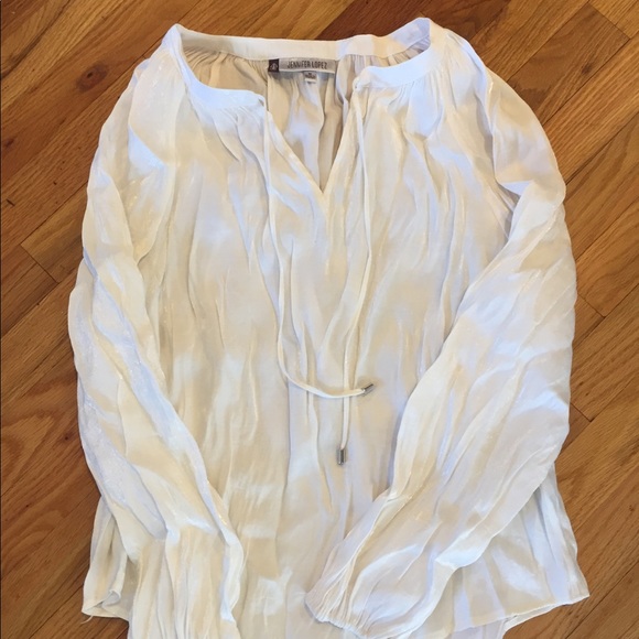 Jennifer Lopez Tops - Jennifer Lopez |  Boho Shimmer Top